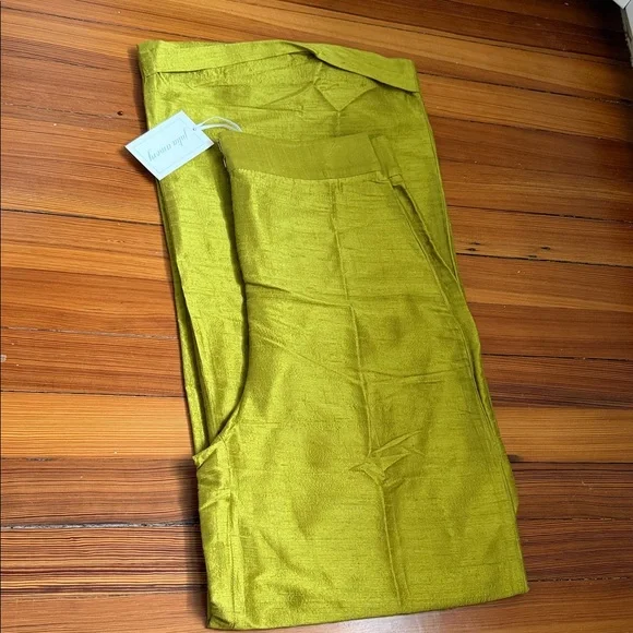NWT Julia Pants silk in pear - Picture 2 of 3